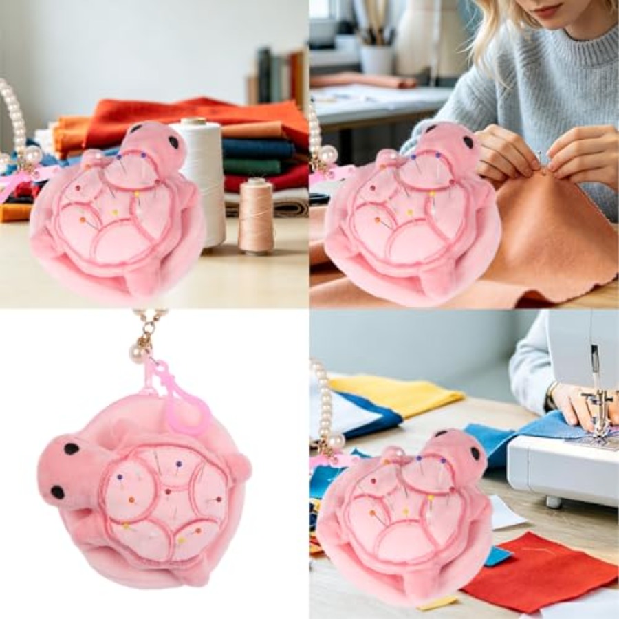 وسادة دبابيس على شكل سلحفاة مع - مراجعة Sewing Pin Cushion وسعره