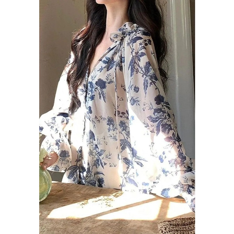 بلوزة نسائية صيفية من الشيفون  - مراجعة Sewing V وسعره