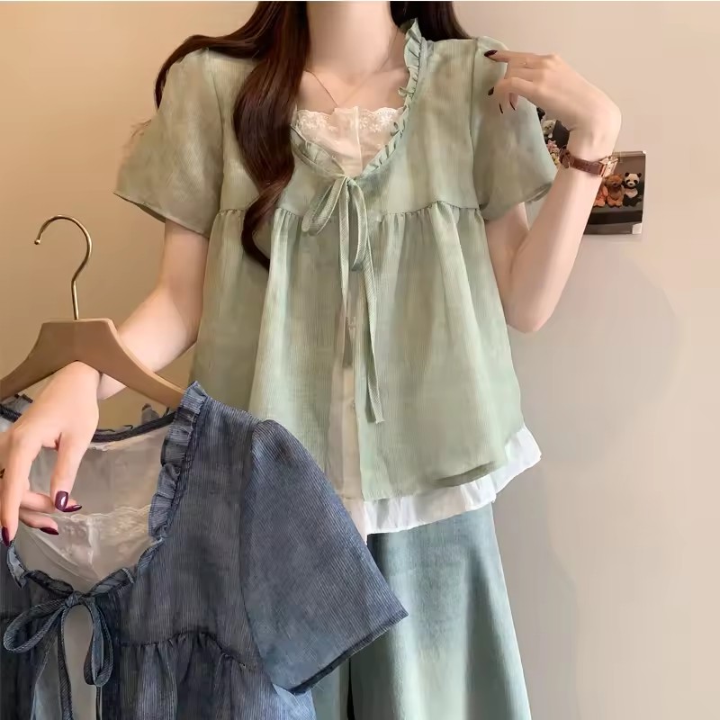 المرأة لصق وهمية قطعتين الدانت - مراجعة Sewing V وسعره