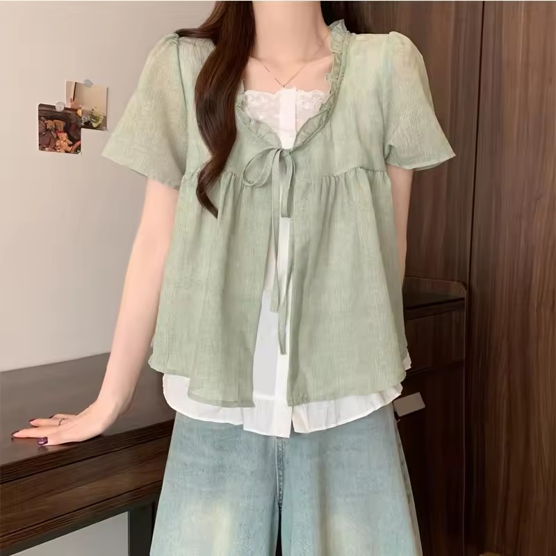 المرأة لصق وهمية قطعتين الدانت - مراجعة Sewing V وسعره