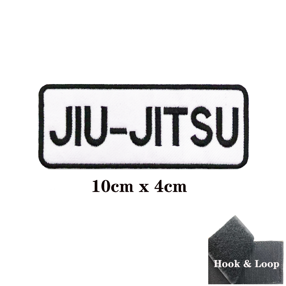 JIU JITSU بقع شارة مطرزة هوك و - مراجعة Velcro Sew On وسعره