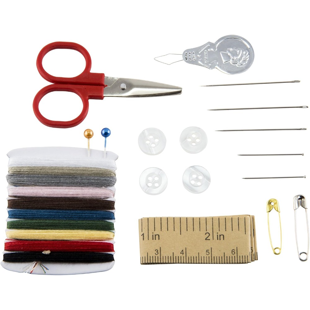 طقم خياطة محمول للسفر مع إبر و - مراجعة Sewing Repair وسعره