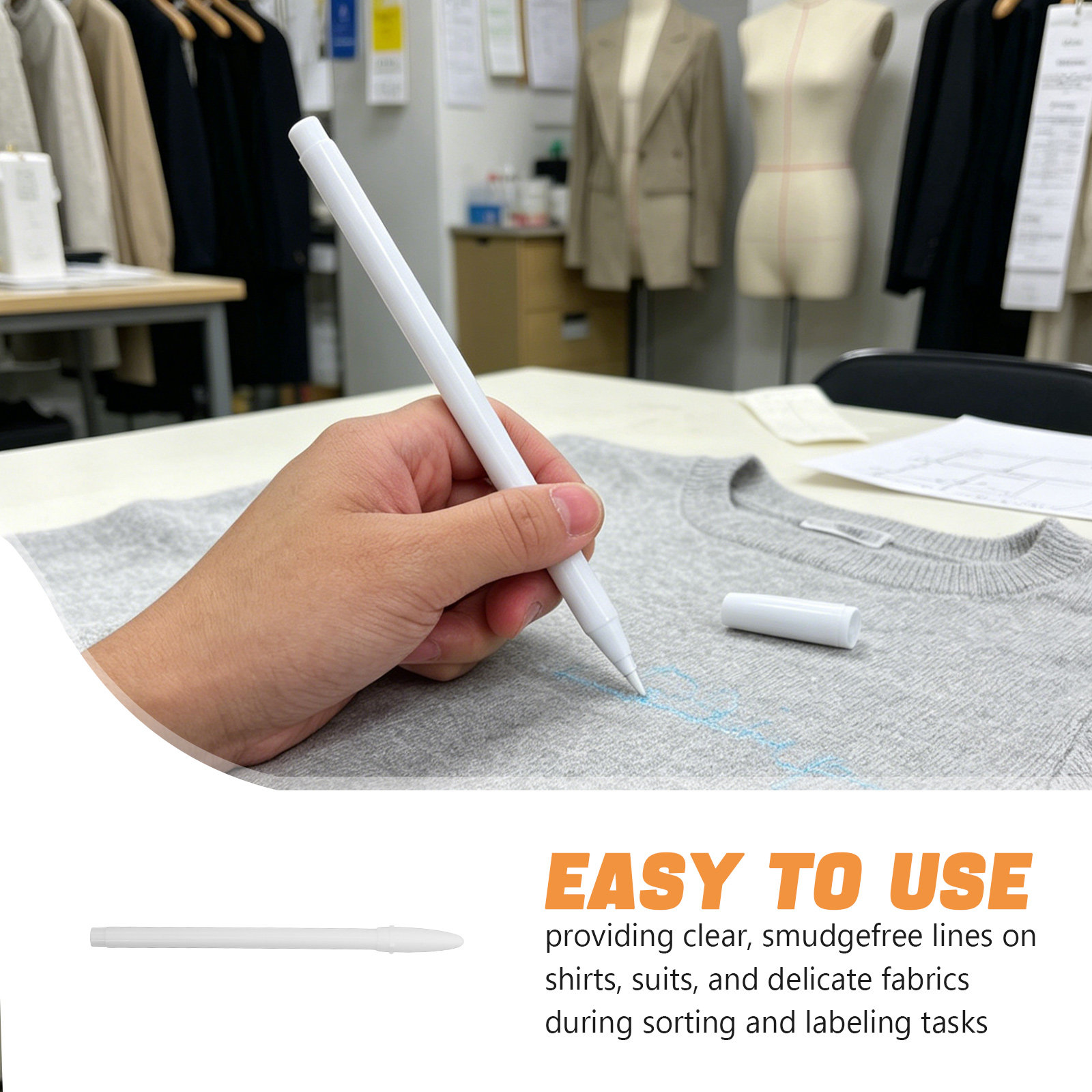 10 قطع من أقلام تحديد الأقمشة  - مراجعة Fabric Marking Pen وسعره