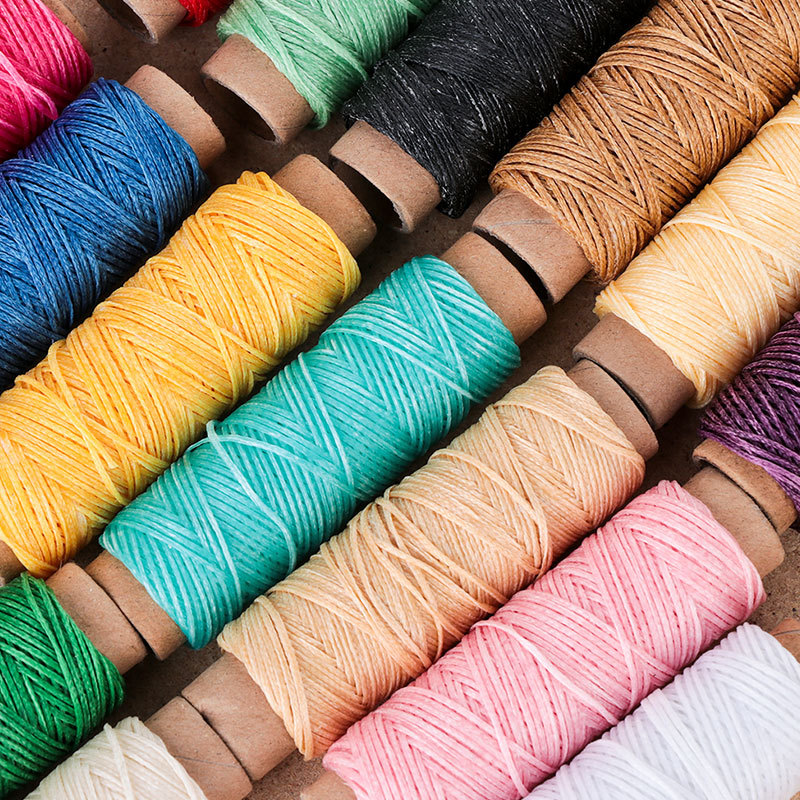 خيط جلدي مشمع 30 متر 210D، خيط - مراجعة Sewing Thread Production وسعره