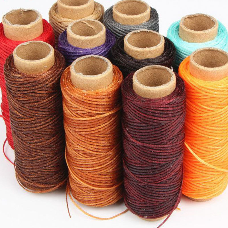 خيط جلدي مشمع 30 متر 210D، خيط - مراجعة Sewing Thread Production وسعره