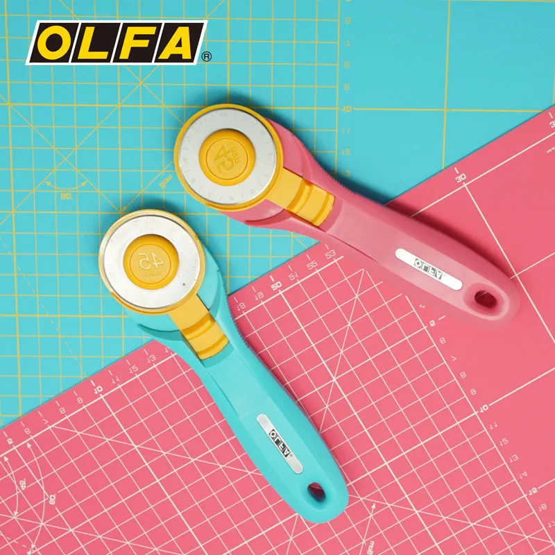 Olfa الروتاري Pinkle قطع شفرة  - مراجعة Rotary Cutter Fabric وسعره
