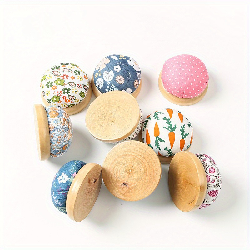 1 قطعة Ramdon لون الخشب حامل ا - مراجعة Sewing Pin Cushion وسعره