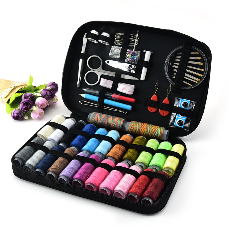 طقم خياطة مكون من 97 قطعة مع م - مراجعة Sewing Thread Production وسعره