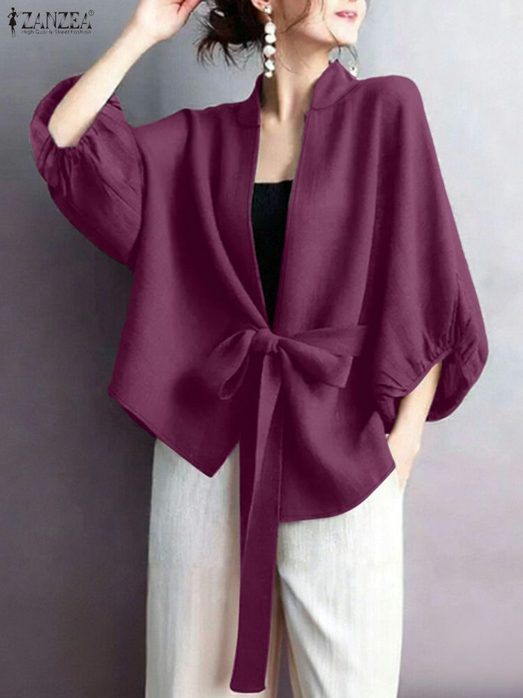2025 ZANZEA أنيقة الخامس الرقب - مراجعة Sewing V وسعره