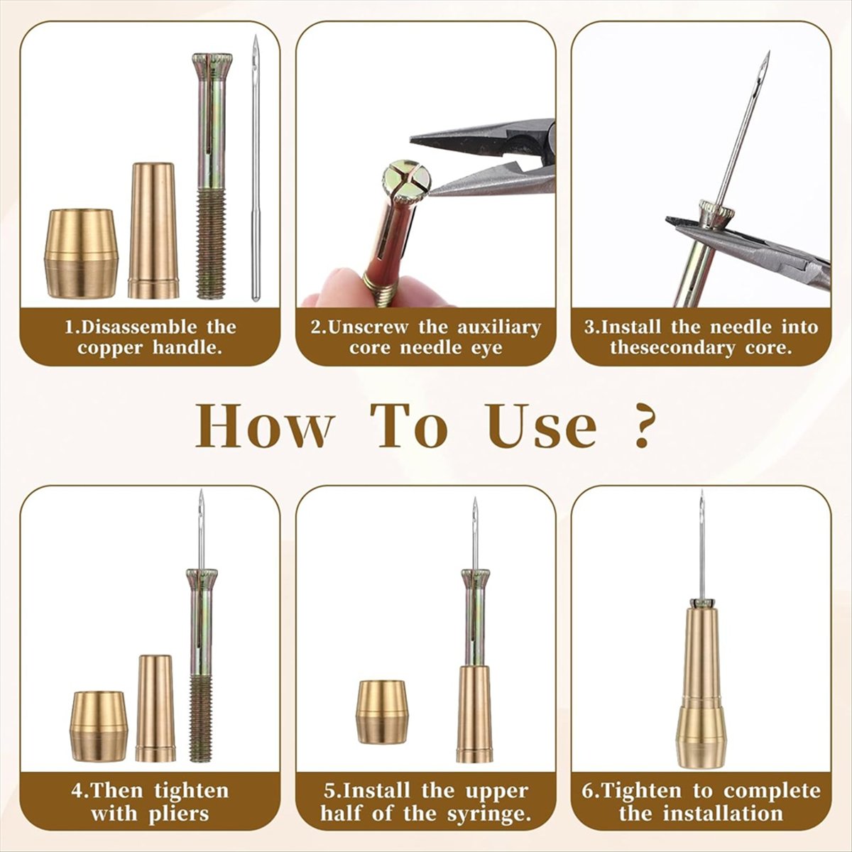 طقم خياطة جلدية مكون من 9 قطع  - مراجعة Sewing Repair وسعره